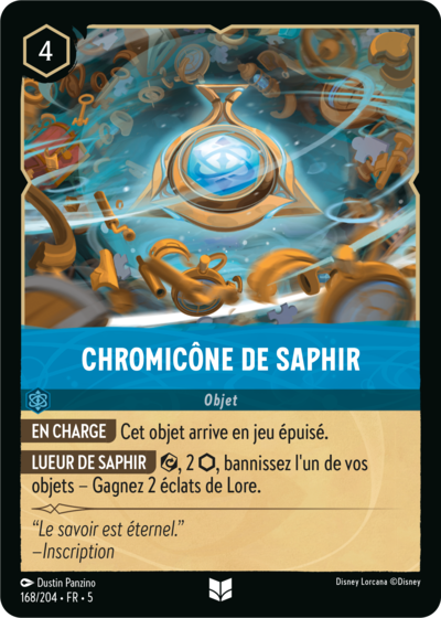 Chromicône de Saphir [168/204 FR 5]