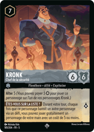 Kronk - Chef de la sécurité [185/204 FR 5]