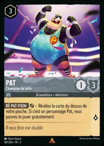 Pat - Champion de lutte [187/204 FR 5]