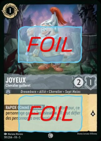 Joyeux - Chevalier guilleret FOIL [191/204 FR 5]