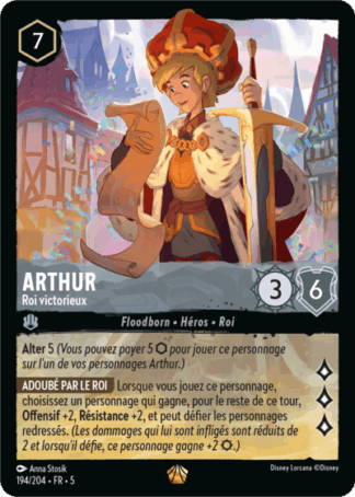 Arthur - Roi victorieux [194/204 FR 5]