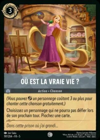 Où est la vraie vie ? [197/204 FR 5]