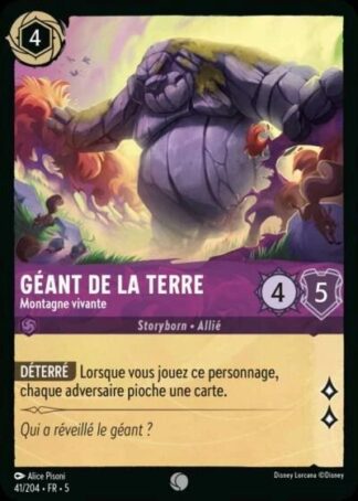 Géant de la terre - Montagne vivante [41/204 FR 5]