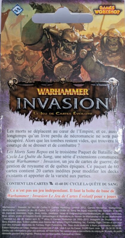 Les Morts Sans Repos [Warhammer Invasion]