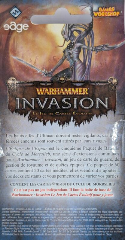 L'Éclipse de l'Espoir [Warhammer Invasion]