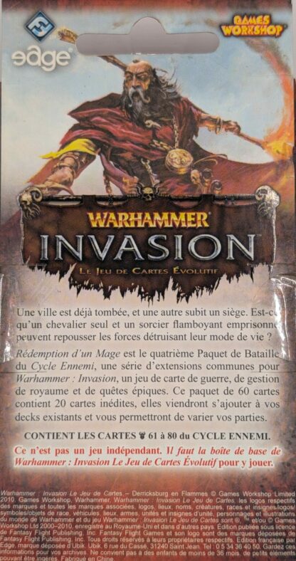 Rédemption d'un Mage [Warhammer Invasion]