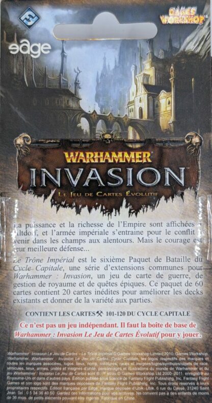 Le Trône Impérial [Warhammer Invasion]