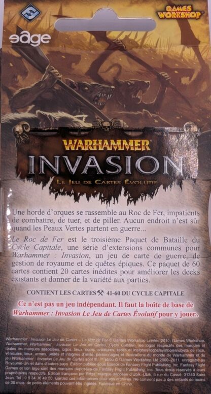Le Roc de Fer [Warhammer Invasion]