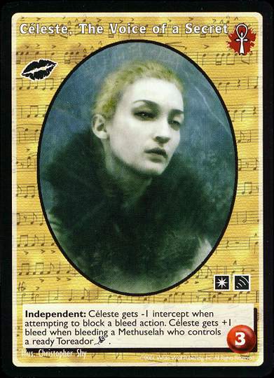 Céleste, The Voice of a Secret [BL set] - VTES CCG