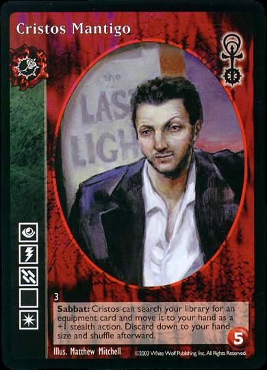 Cristos Mantigo [Anarchs set] - VTES CCG