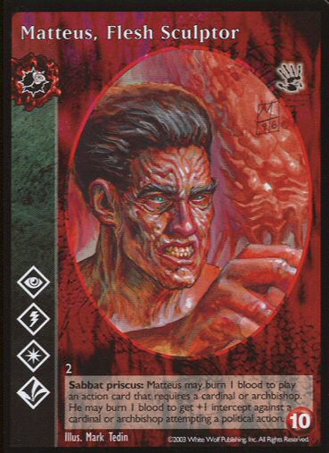 Matteus, Flesh Sculptor [BH set] - VTES CCG