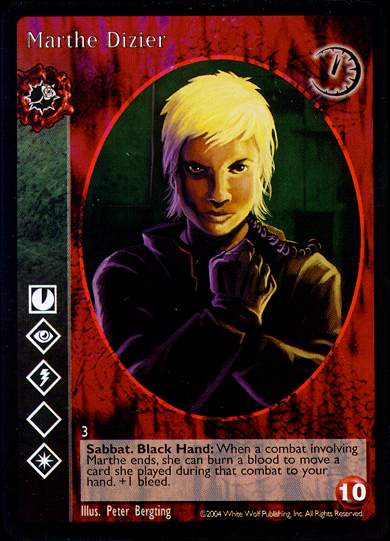 Marthe Dizier [Gehenna set] - VTES CCG