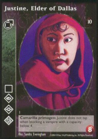 Justine, Elder of Dallas [Tenth set] - VTES CCG