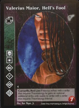 Valerius Maior, Hell's Fool [KMW set] - VTES CCG