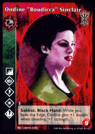 Ondine "Boudicca" Sinclair [SoC set] - VTES CCG