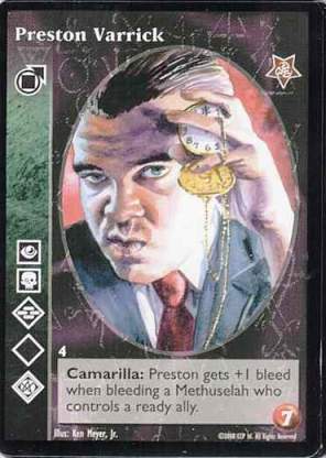 Preston Varrick [TR set] - VTES CCG