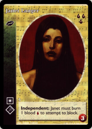 Janet Langer [HttB set] - VTES CCG