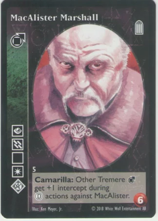 MacAlister Marshall [KoT Reprint 2 set] - VTES CCG