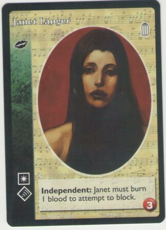 Janet Langer [HttB Reprint 2 set] - VTES CCG