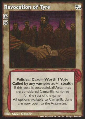 Revocation of Tyre [AH set] - VTES CCG