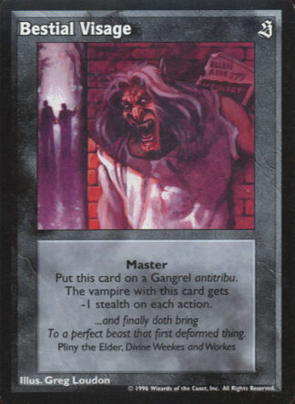 Bestial Visage [Sabbat set] - VTES CCG