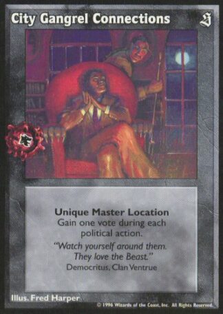 City Gangrel Connections [Sabbat set] - VTES CCG
