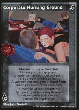 Corporate Hunting Ground [Sabbat set] - VTES CCG