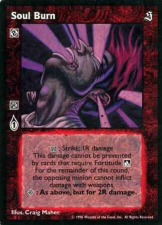 Soul Burn [Sabbat set] - VTES CCG