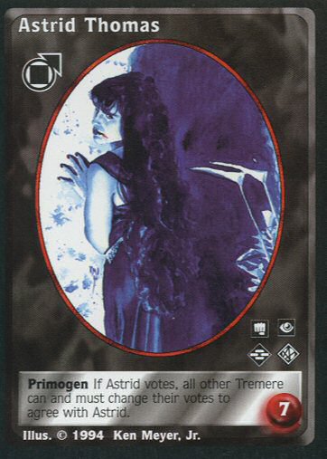 Astrid Thomas [Jyhad set] - VTES CCG