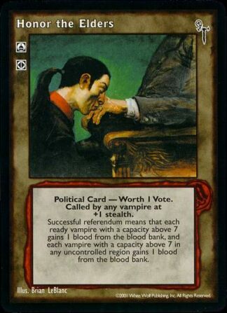 Honor the Elders [FN set] - VTES CCG