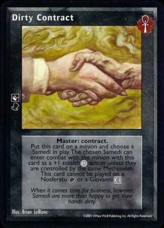 Dirty Contract [BL set] - VTES CCG