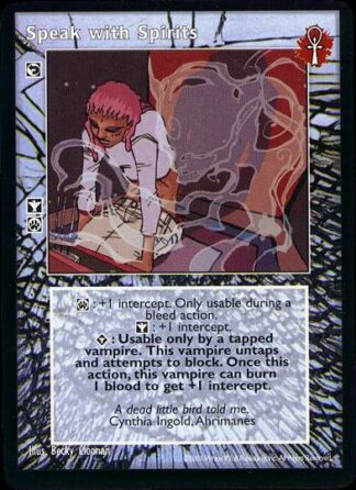 Speak with Spirits [BL set] - VTES CCG