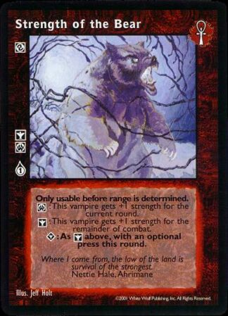 Strength of the Bear [BL set] - VTES CCG