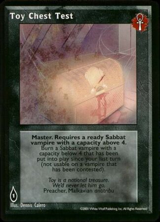 Toy Chest Test [BL set] - VTES CCG