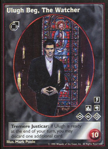 Ulugh Beg, The Watcher [V:TES set] - VTES CCG