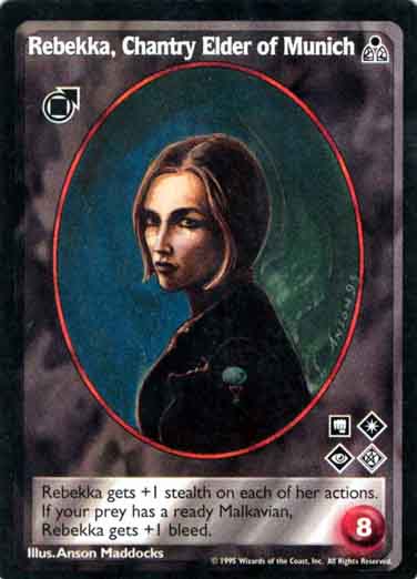 Rebekka, Chantry Elder of Munich [DS set] - VTES CCG