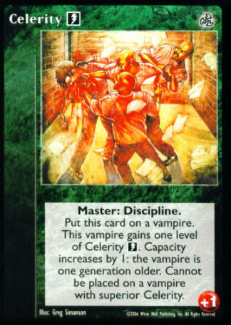 Celerity [Third set] - VTES CCG