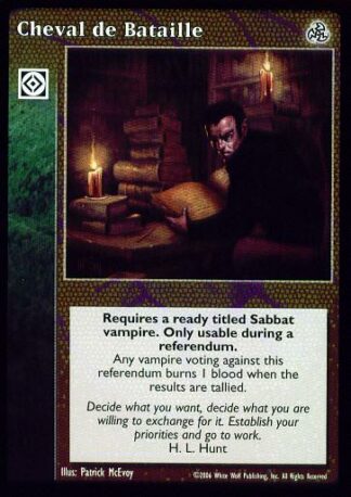 Cheval de Bataille [Third set] - VTES CCG