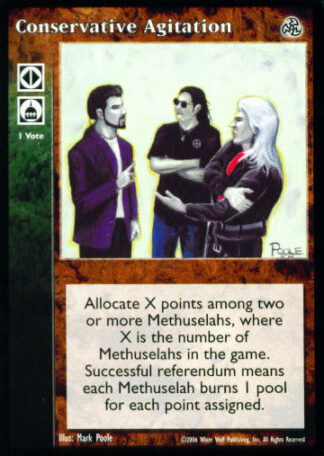 Conservative Agitation [Third set] - VTES CCG