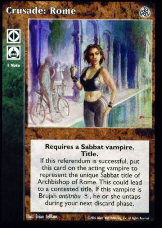 Crusade: Rome [Third set] - VTES CCG