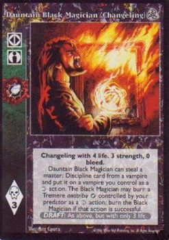 Dauntain Black Magician [Third set] - VTES CCG