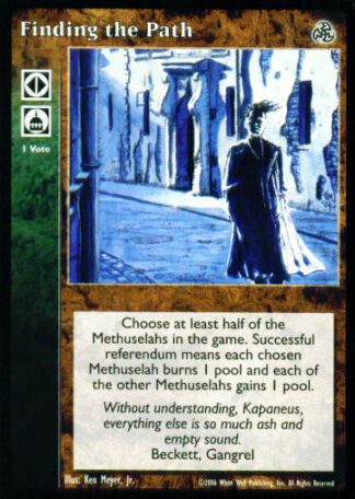 Finding the Path [Third set] - VTES CCG