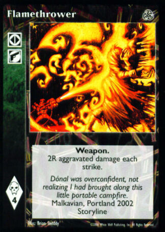 Flamethrower [Third set] - VTES CCG