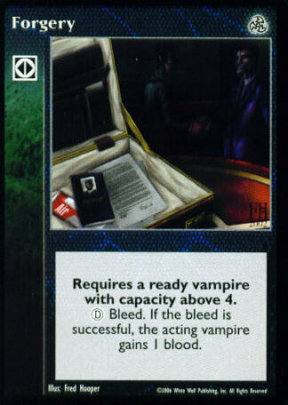 Forgery [Third set] - VTES CCG