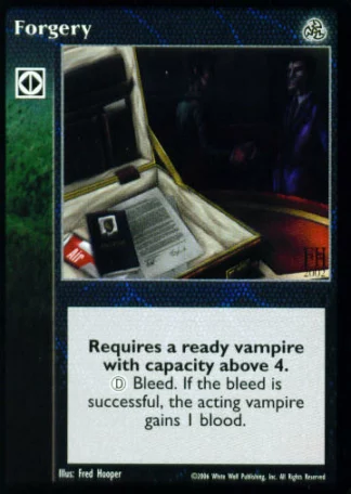 Forgery [Third set] - VTES CCG