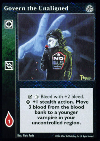Govern the Unaligned [Third set] - VTES CCG