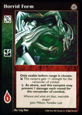 Horrid Form [Third set] - VTES CCG