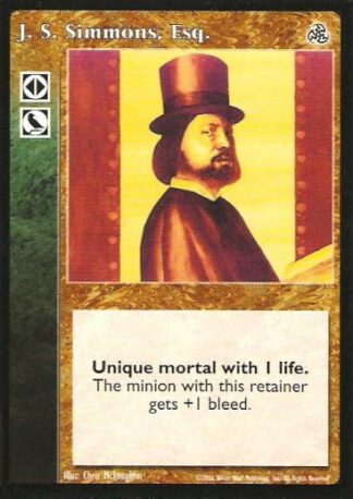 J. S. Simmons, Esq. [Third set] - VTES CCG