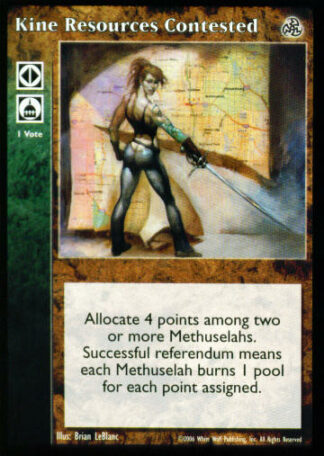 Kine Resources Contested [Third set] - VTES CCG