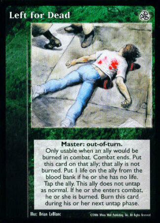 Left for Dead [Third set] - VTES CCG